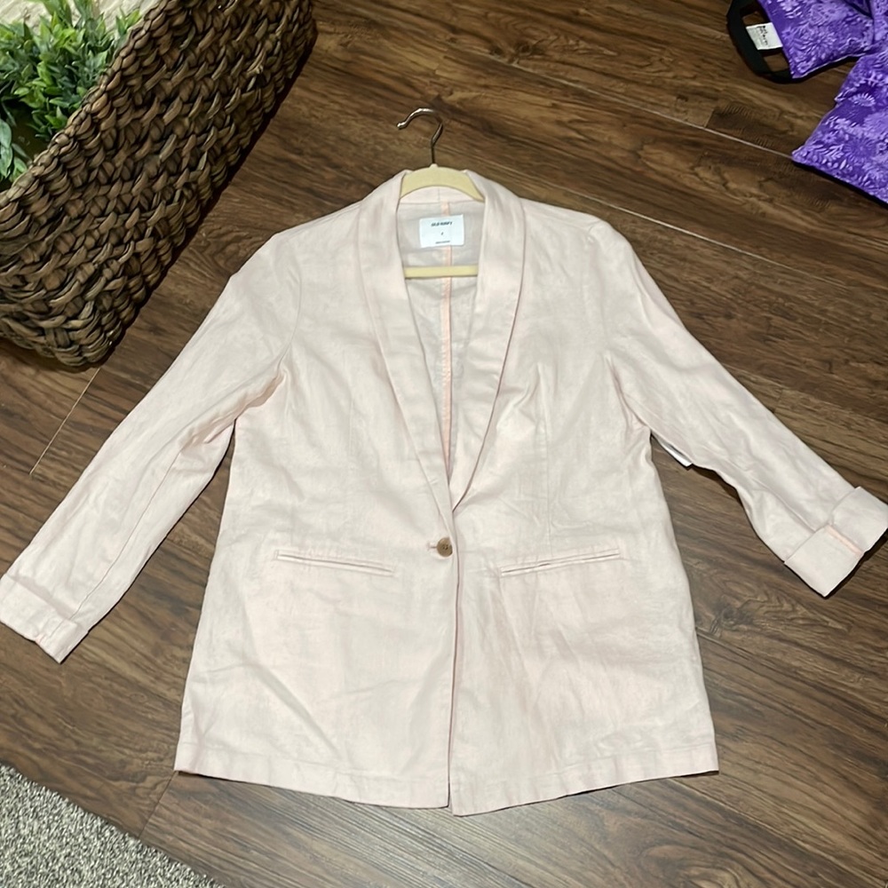 Old Navy Linen Blazer